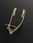 Clarke eyelid retractor used by pathologists to open eyelids