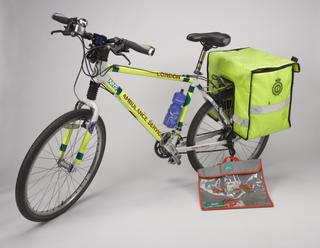 Cyclesiren battery from London Ambulance Cycle Response Unit bicycle