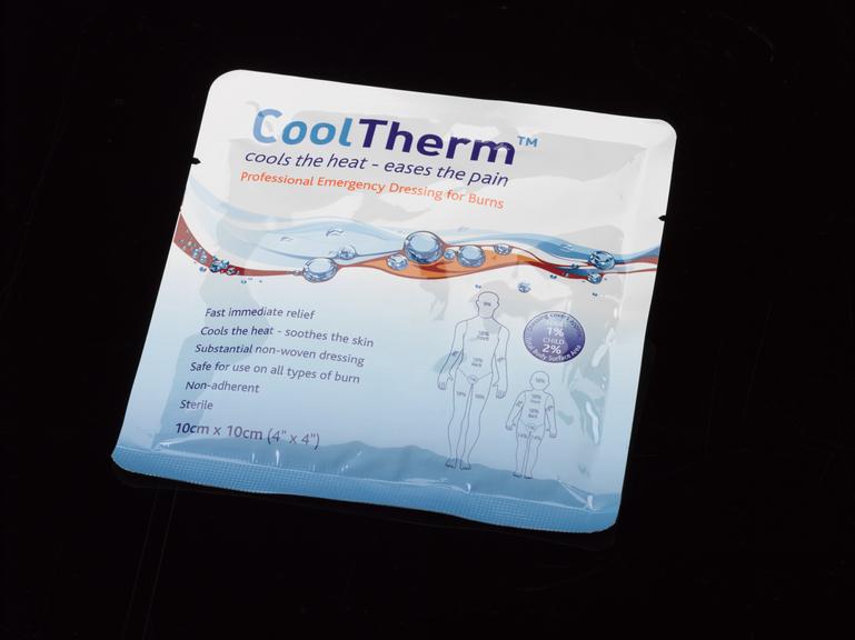 Sealed packet of CoolTherm cooling gel