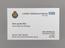 Rectangular business card of Tom Lynch MBE