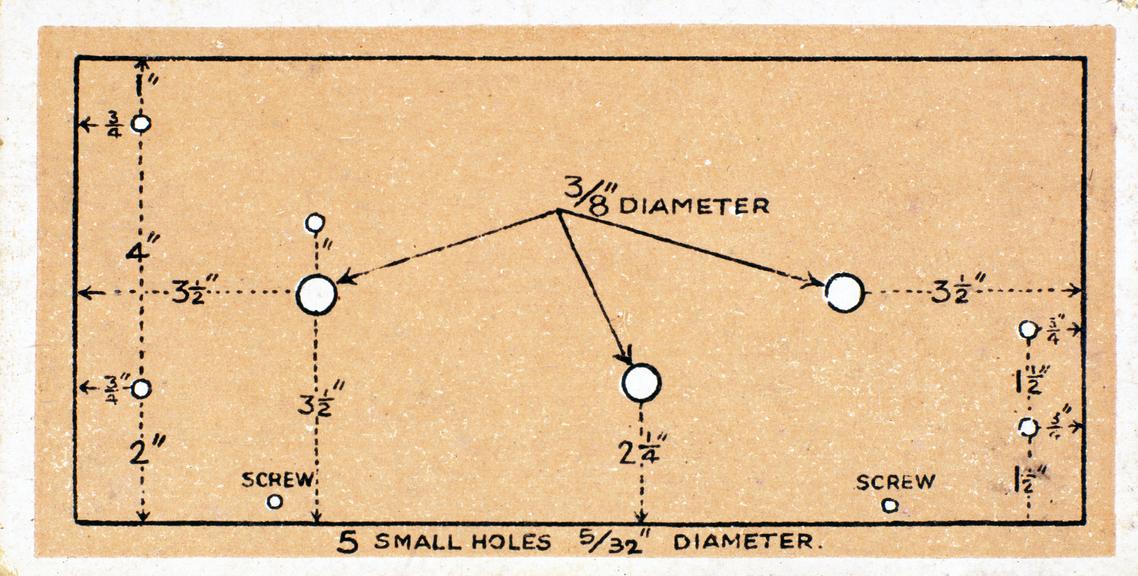 'The Panel', Cigarette card ‘How to build a two valve set’, card no.2 (cigarette cards)