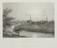 Engraving, steel, industrial cityscape with smoking chimneys