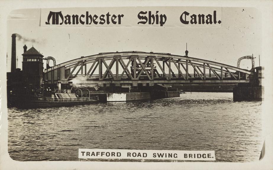 Five photographs of Bridges over the Manchester Ship Canal (190-) by G. Downs