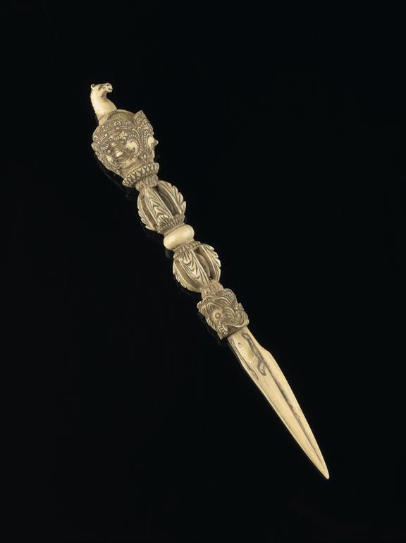Buddhist ceremonial dagger, pur-ba | Science Museum Group Collection