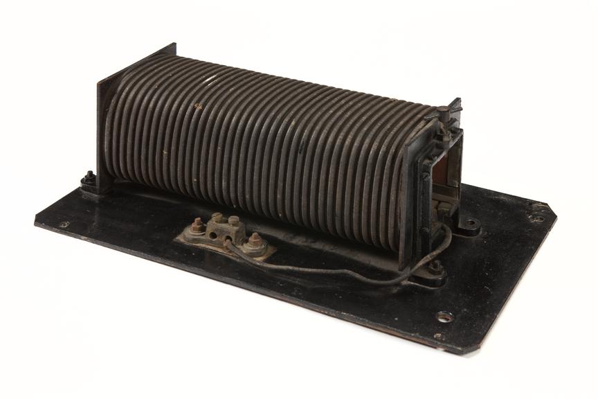 Resistor
manufactured by B. J. Hall & Co