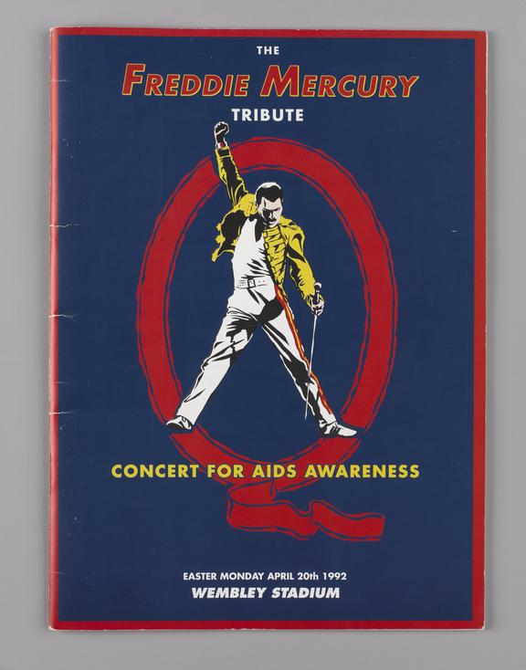 Programme for 'The Freddie Mercury Tribute: 