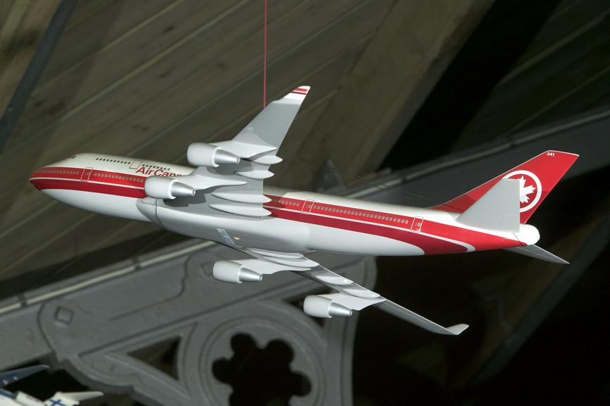 Scale model of Air Canada Boeing 747-200 made by Space Models