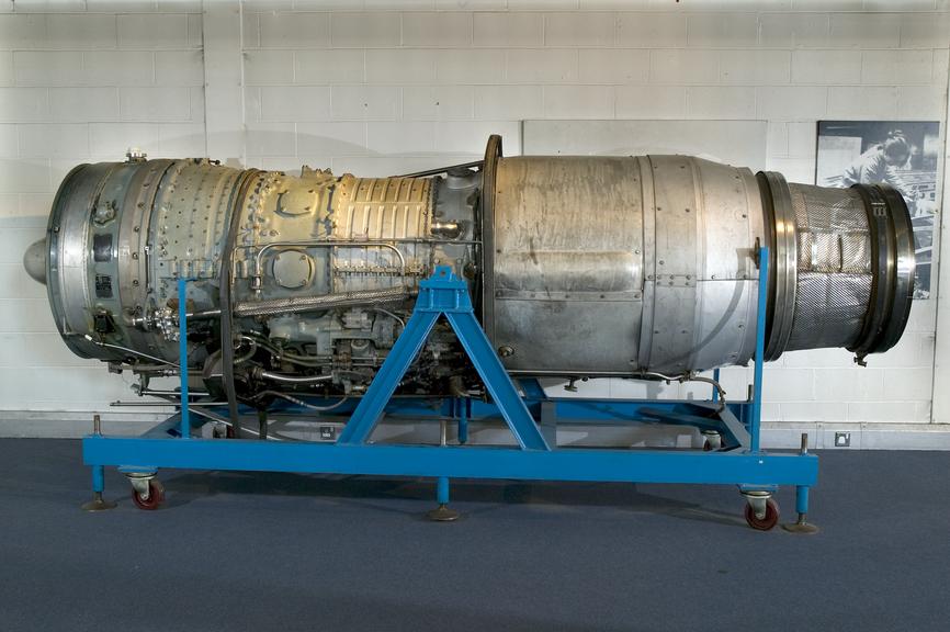 Olympus 201 jet engine, made by Bristol-Siddeley Engines Ltd, c