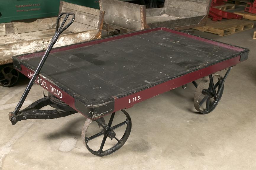 London Midland & Scottish Railway hand truck, c.1900.