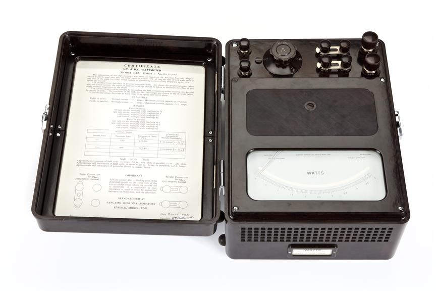 Sangamo Weston AC and DC wattmeter