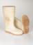 Pair of white wellington boots