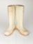 Pair of white wellington boots