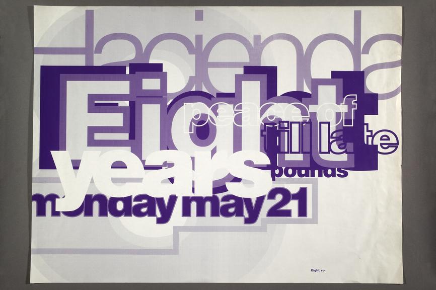 Poster for Haçienda Eighth Birthday