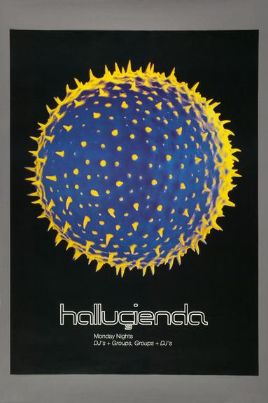 Poster for Halluçienda night at the Haçienda