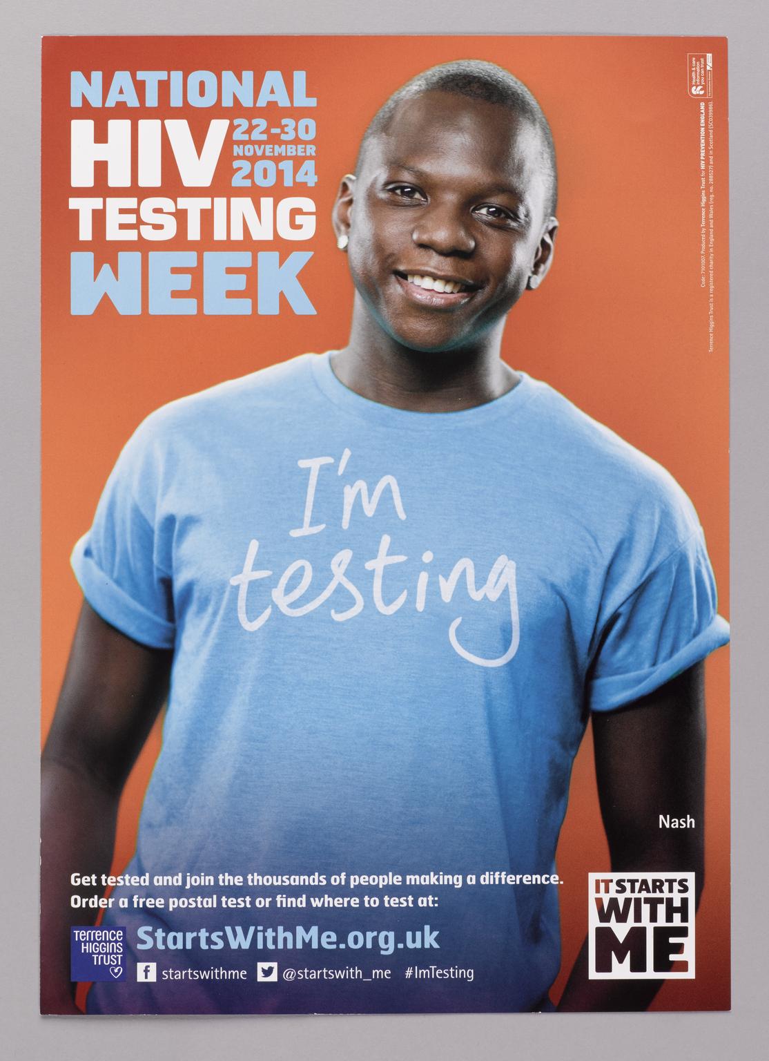 National HIV Testing week poster | Science Museum Group Collection