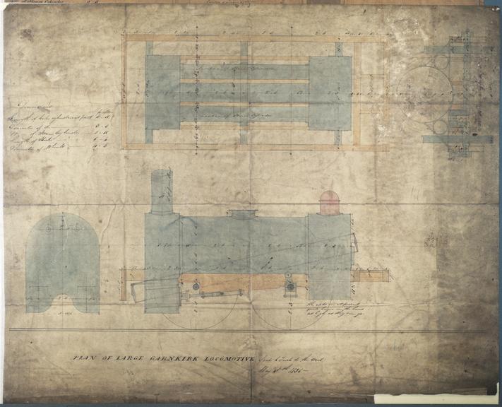 Plan of Large Garnkirk Locomotive