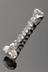 Twisted glass stirring rod