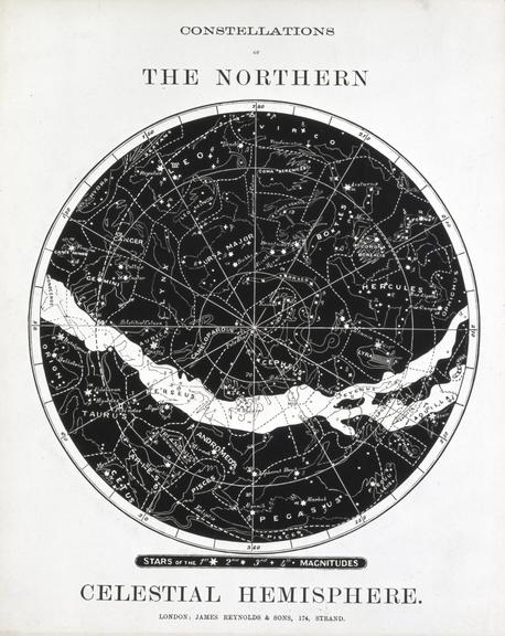 Lithograph, Astronomical Diagram