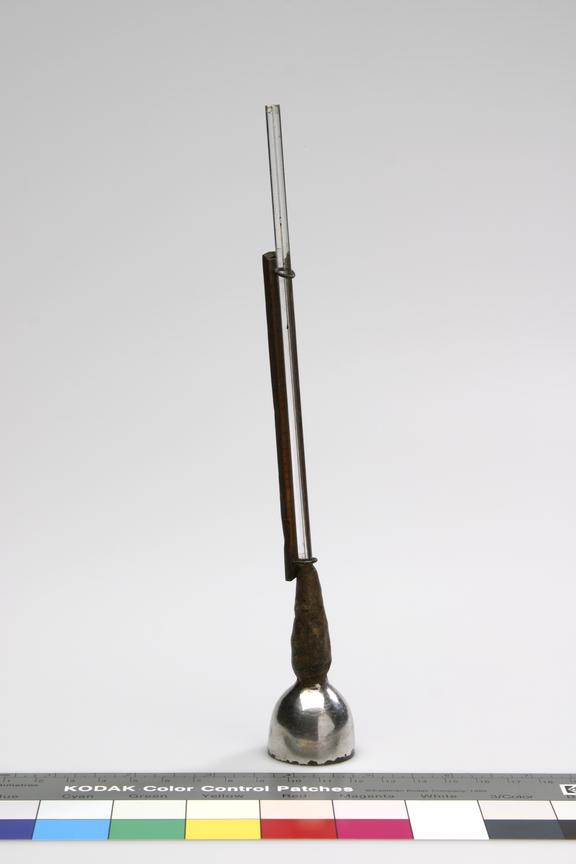 Pewter water thermometer used by John Dalton, c.1820