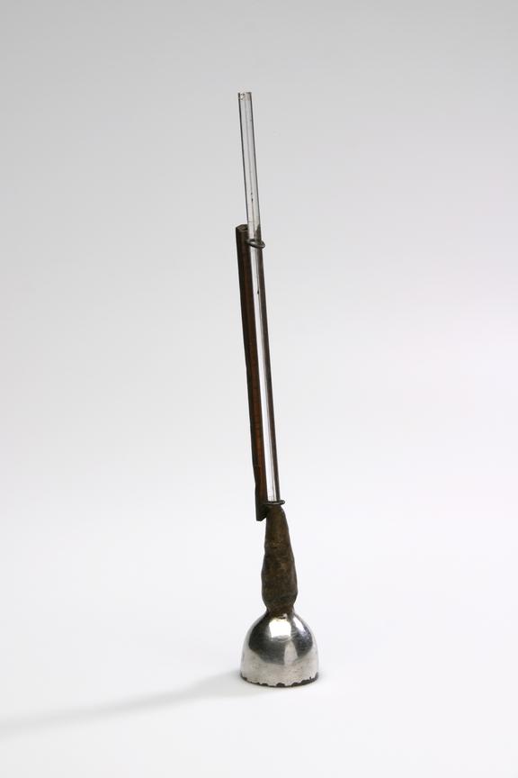 Pewter water thermometer used by John Dalton, c.1820