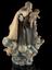 Pottery statue of Virgin Mary as Our Lady of the Scapular