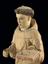 Ivory statue of saint Anthony of Padua with infant Christ