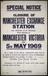 Notice, Closure of the Manchester Exchange Station, 1969.