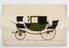 Design for a Dress Chariot (with hammer cloth) or Town Chariot (with flap revealing an alternate design with front box seat)