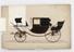 Design for a Dress Chariot carriage (with flap revealing an alternate dress style) orTown chariot carriage (with flap revealing an alternaye design with a front box seat)
