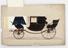 Design for a Dress Chariot carriage (with flap revealing an alternate dress style) orTown chariot carriage (with flap revealing an alternaye design with a front box seat)