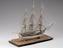 Rigged model in bone of 40 frigate "Aeolus" of about 1800