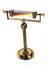 Prism on brass stand with ball and socket joint and bone