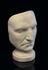 Plaster phrenological head, possibly of John James Audubon