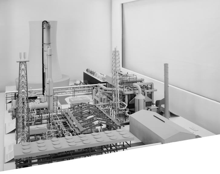 Model of ICI Billingham 'Ammonia Four' Ammonia synthesis plant