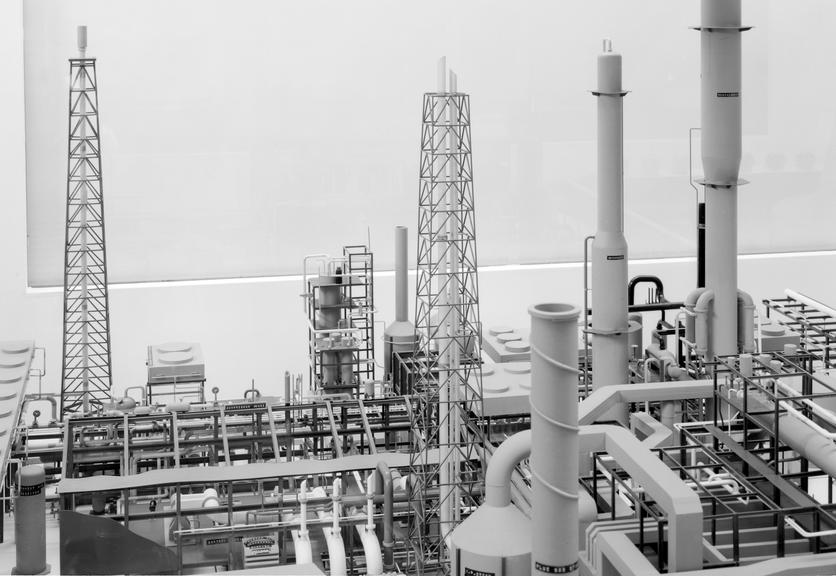 Model of ICI Billingham 'Ammonia Four' Ammonia synthesis plant
