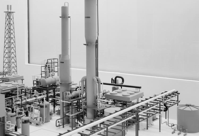 Model of ICI Billingham 'Ammonia Four' Ammonia synthesis plant