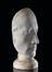 Plaster phrenological head of unidentified male, 19th century.