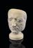 Plaster phrenological head of unidentified male, 19th century.