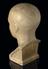 Two phrenological heads, plaster