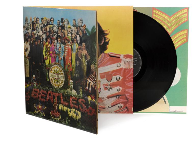 Sgt Pepper's Lonely Hearts Club Band', vinyl LP record by