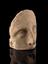 Votive male(?) face, terracotta, concave mask