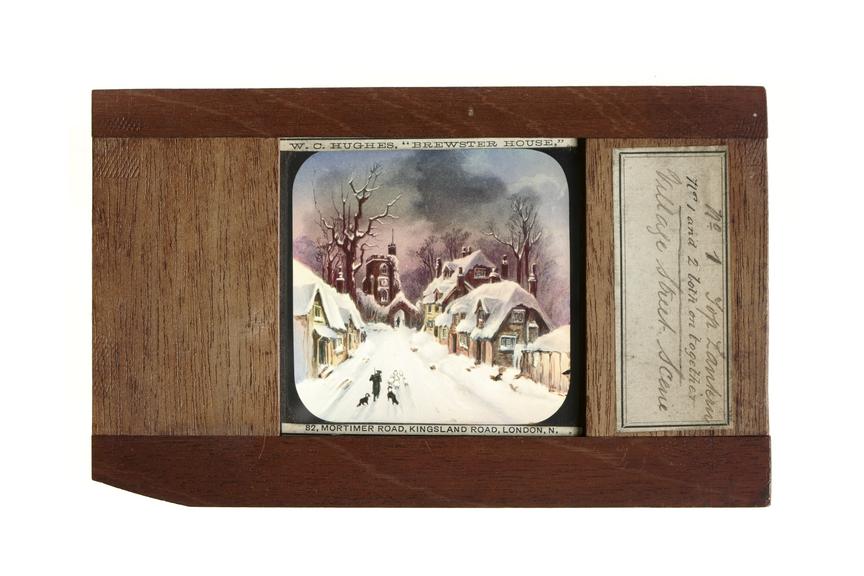 Magic lantern slide: No