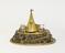 Model of a mine in silver and copper gilt, c