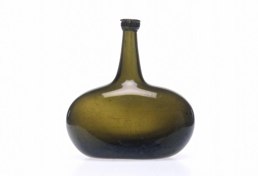 Serving bottle, oval shape, of German origin, c. 1700