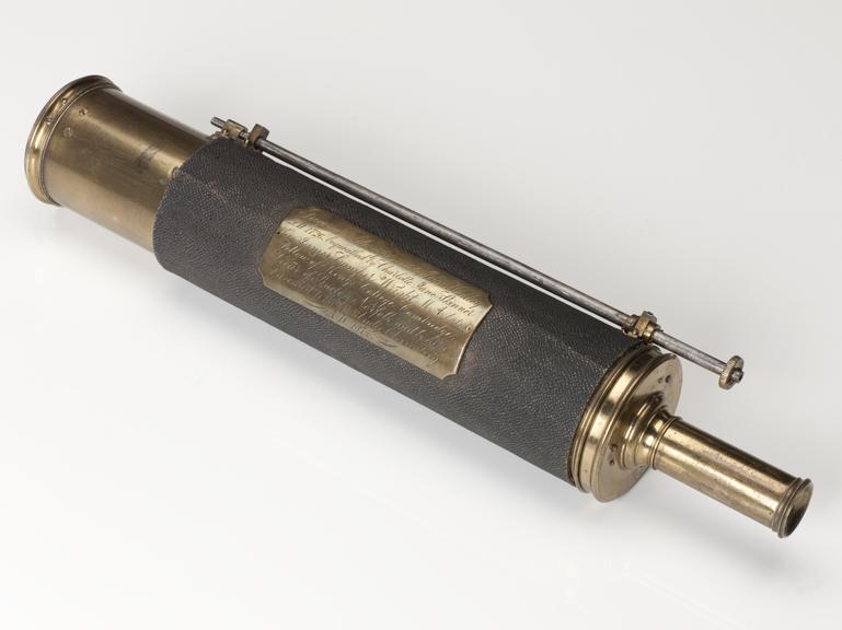 The first Gregorian reflecting telescope which was made by John Hadley in 1726