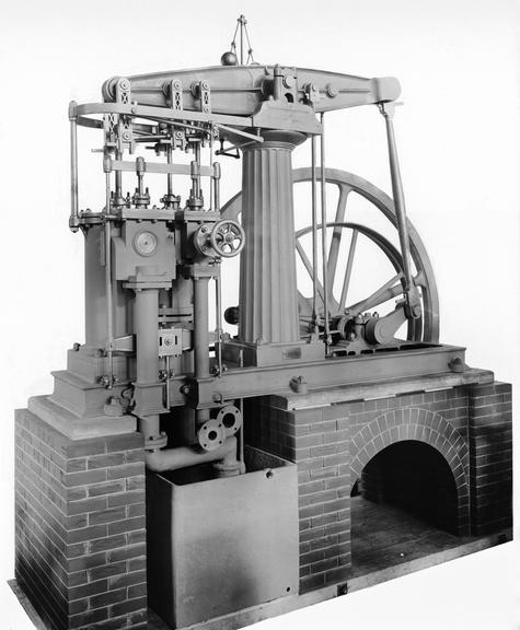 Early compound beam engine