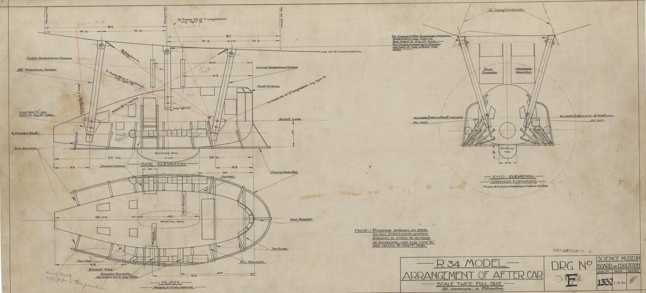 R. 34 Model - Arrangement of After Car