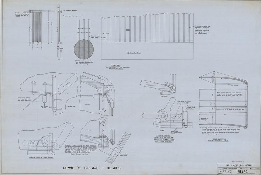 Dunne "8" Biplane - Details