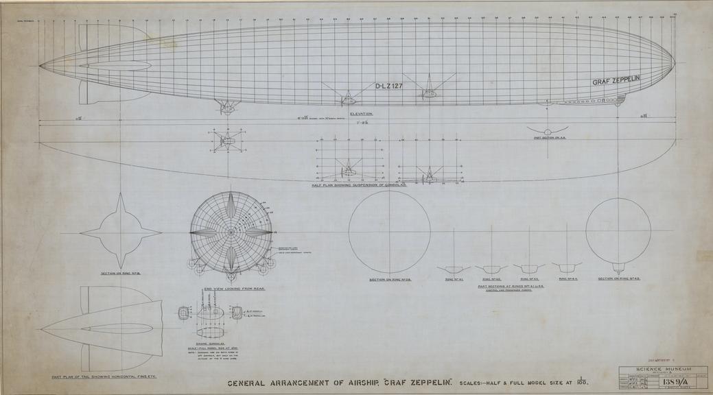 General Arrangement of Airship "Graf Zeppelin"