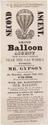 handbill, letterpress: balloon ascent by Richard Gypson